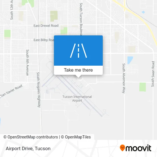 Airport Drive map