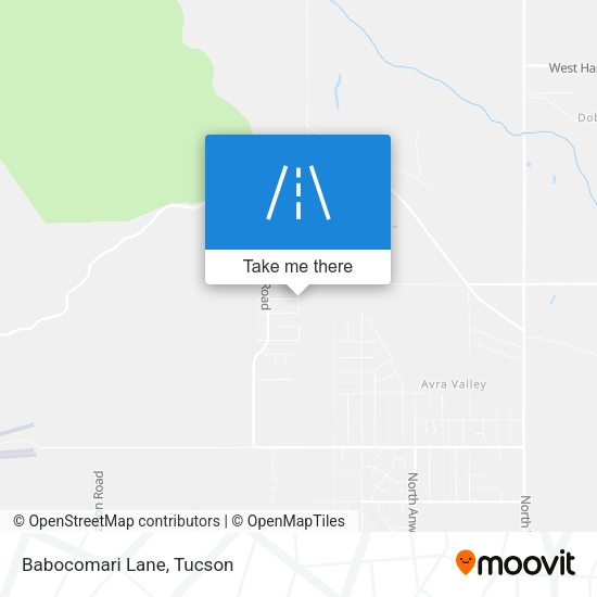 Mapa de Babocomari Lane