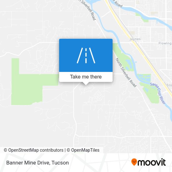 Banner Mine Drive map