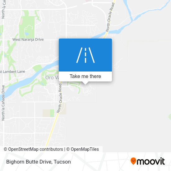 Mapa de Bighorn Butte Drive