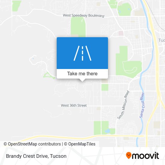 Mapa de Brandy Crest Drive