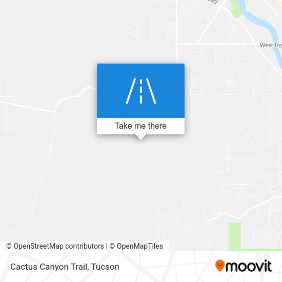 Cactus Canyon Trail map
