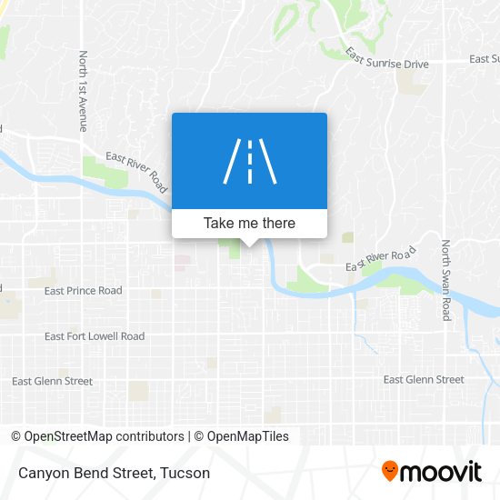 Mapa de Canyon Bend Street