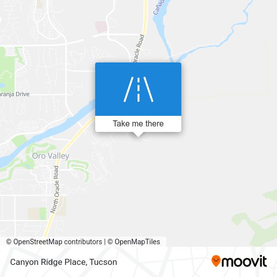 Mapa de Canyon Ridge Place