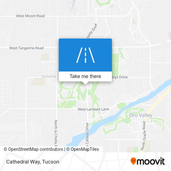 Mapa de Cathedral Way