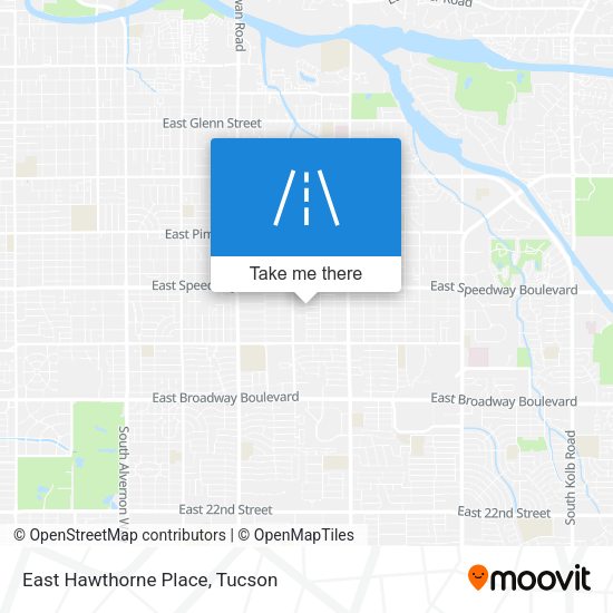 Mapa de East Hawthorne Place