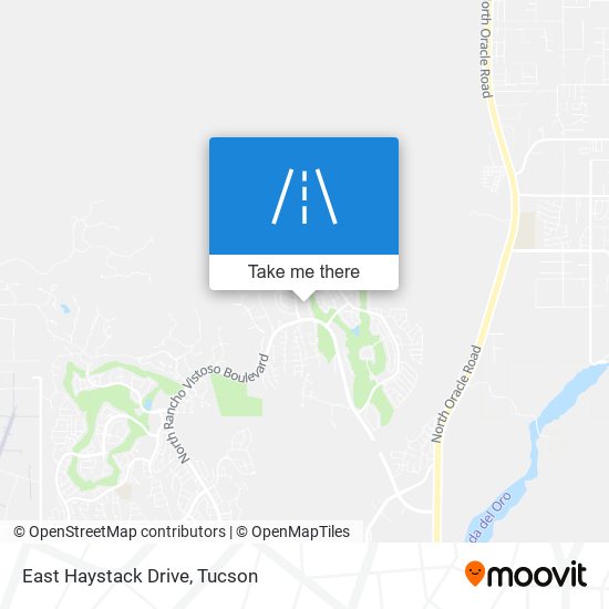 East Haystack Drive map