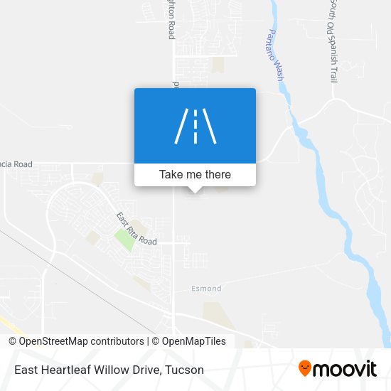 East Heartleaf Willow Drive map