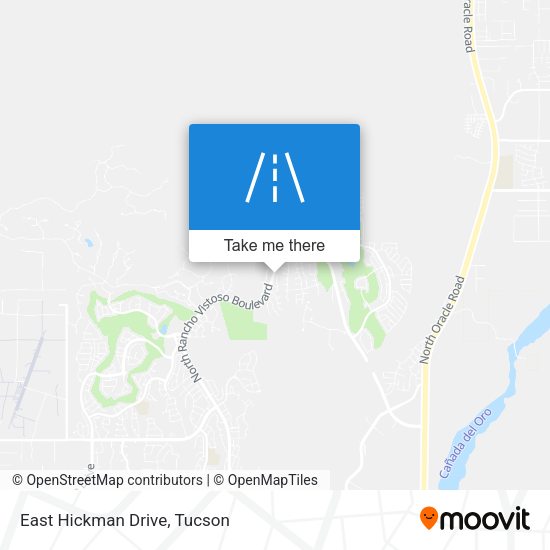 East Hickman Drive map