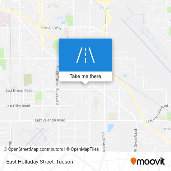 Mapa de East Holladay Street