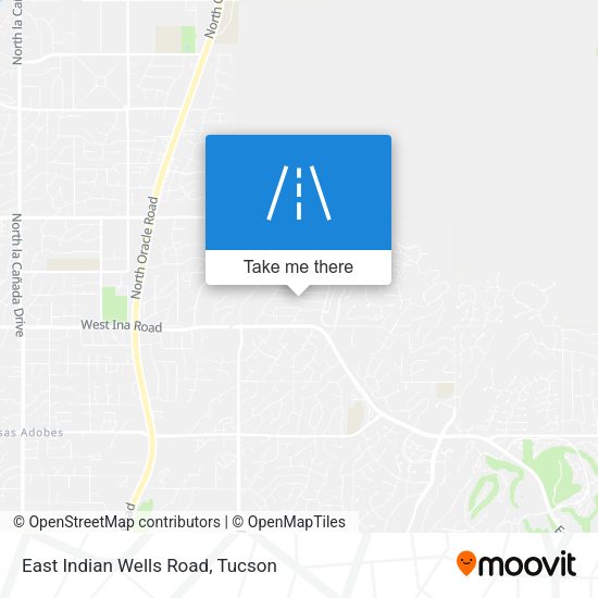 Mapa de East Indian Wells Road