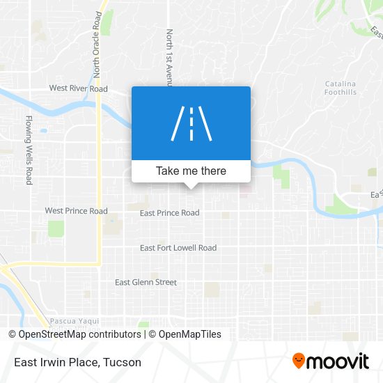 Mapa de East Irwin Place