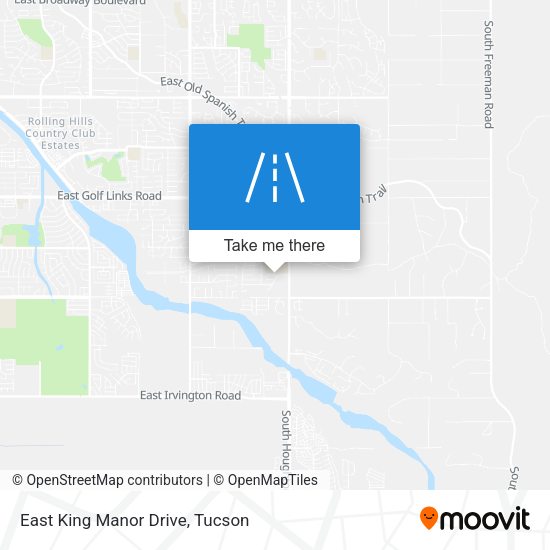 East King Manor Drive map