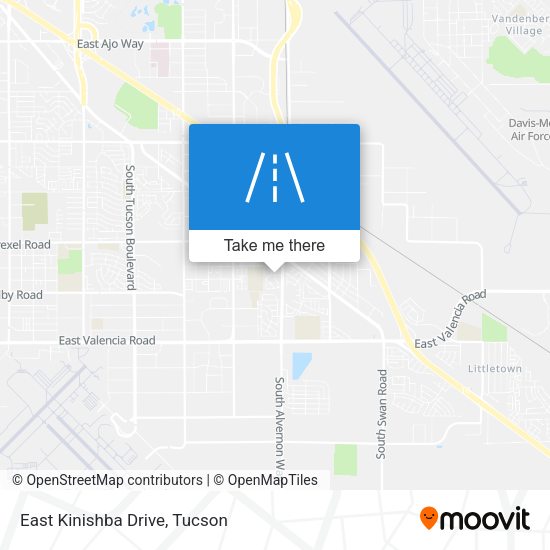 East Kinishba Drive map