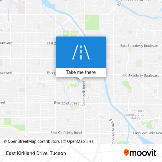 East Kirkland Drive map