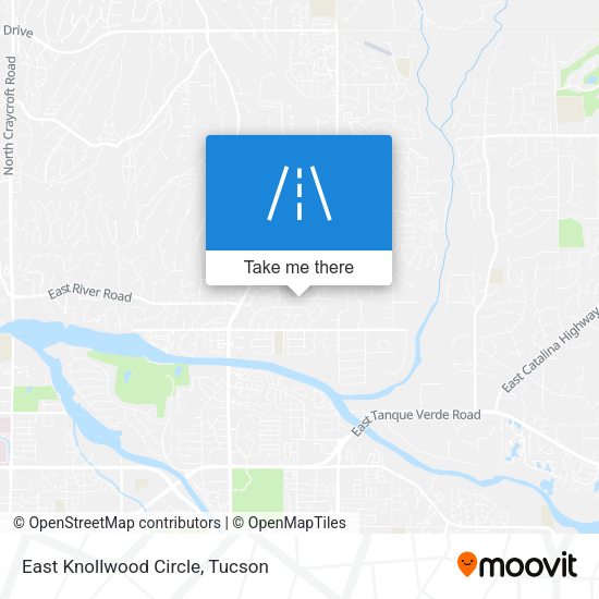 East Knollwood Circle map
