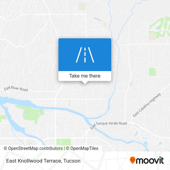 Mapa de East Knollwood Terrace