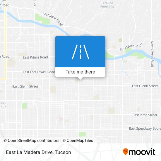 Mapa de East La Madera Drive