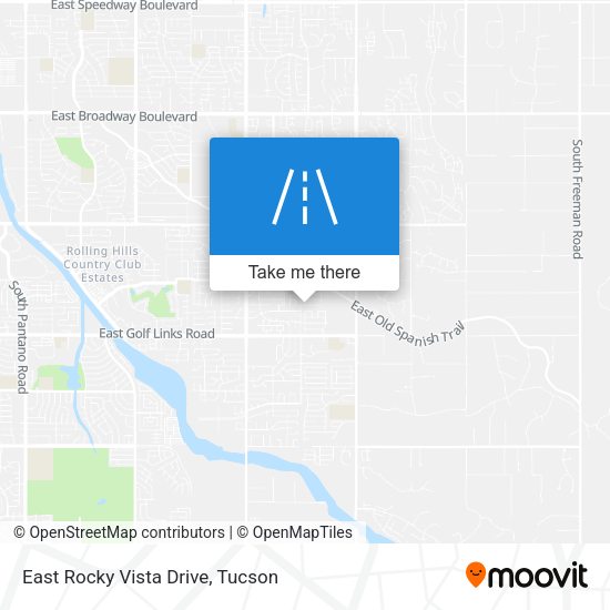 East Rocky Vista Drive map