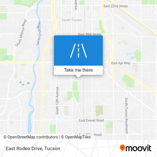Mapa de East Rodeo Drive