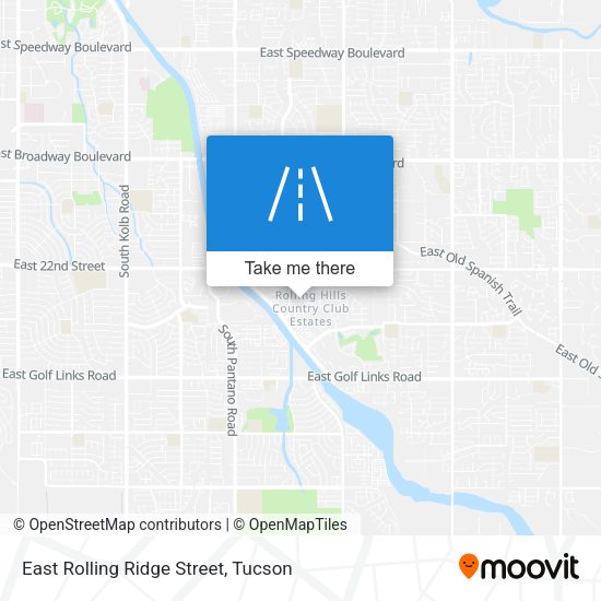 East Rolling Ridge Street map