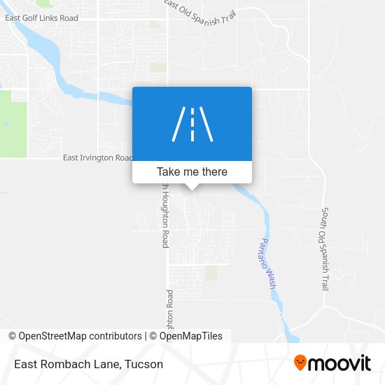 Mapa de East Rombach Lane