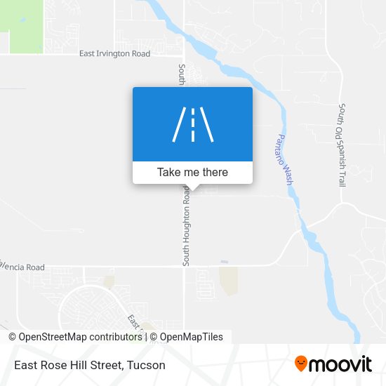 East Rose Hill Street map