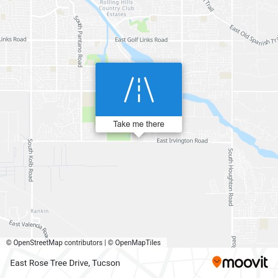 East Rose Tree Drive map