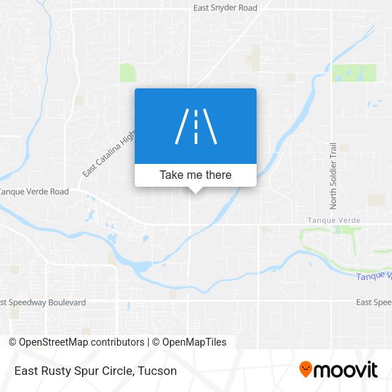East Rusty Spur Circle map
