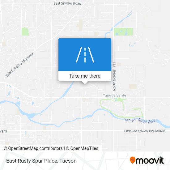 East Rusty Spur Place map