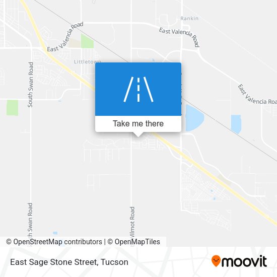 Mapa de East Sage Stone Street