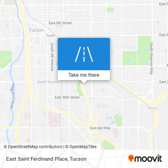 Mapa de East Saint Ferdinand Place