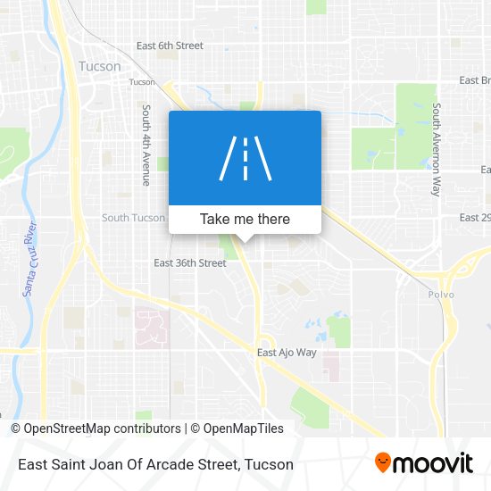 East Saint Joan Of Arcade Street map
