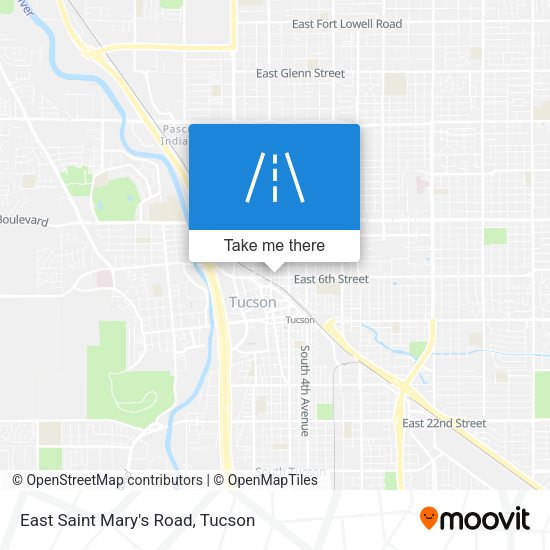 East Saint Mary's Road map