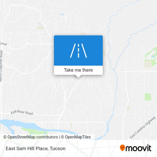 East Sam Hill Place map