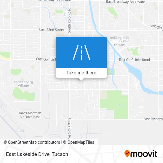 East Lakeside Drive map