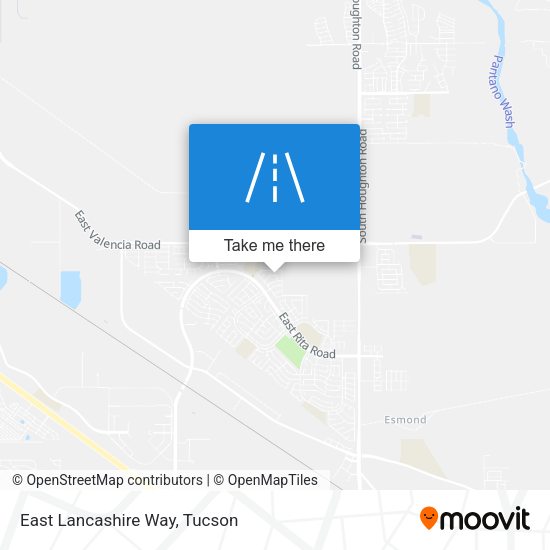 East Lancashire Way map