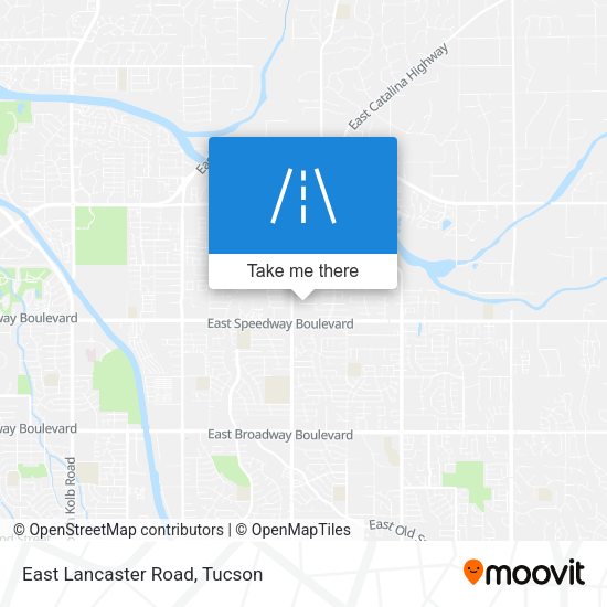 East Lancaster Road map