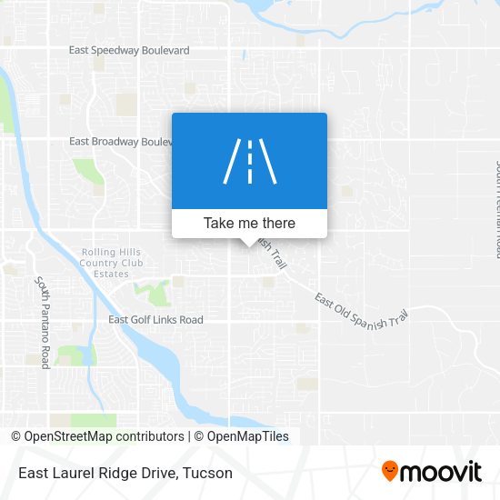 Mapa de East Laurel Ridge Drive