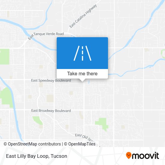 East Lilly Bay Loop map