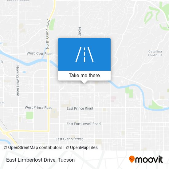 East Limberlost Drive map