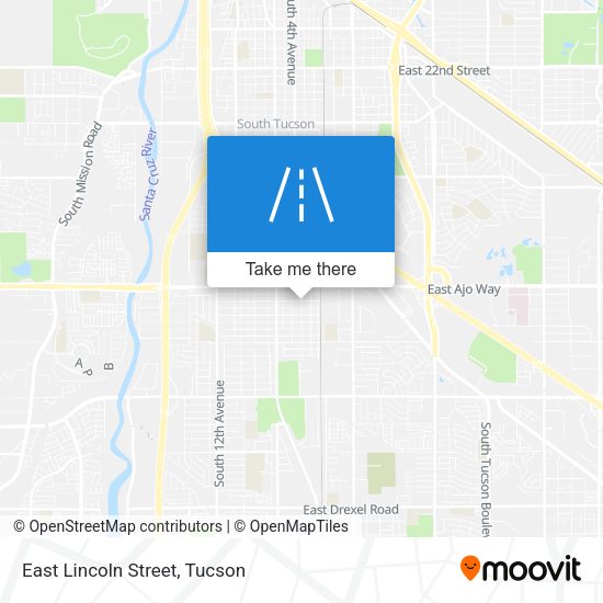 East Lincoln Street map