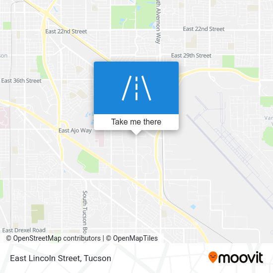Mapa de East Lincoln Street