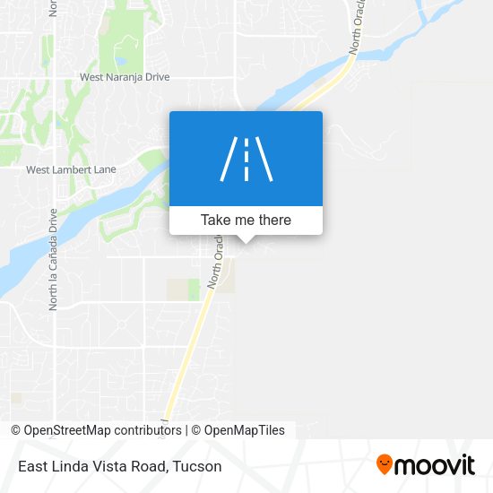 East Linda Vista Road map