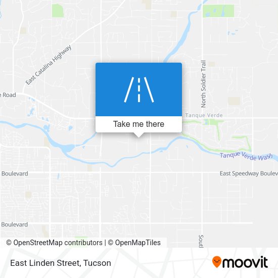 East Linden Street map