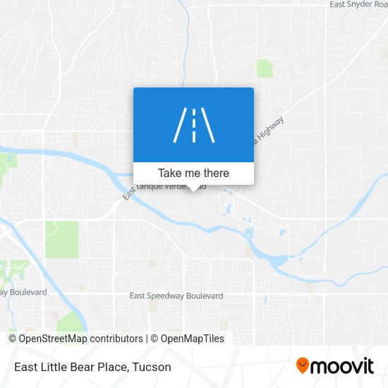 East Little Bear Place map