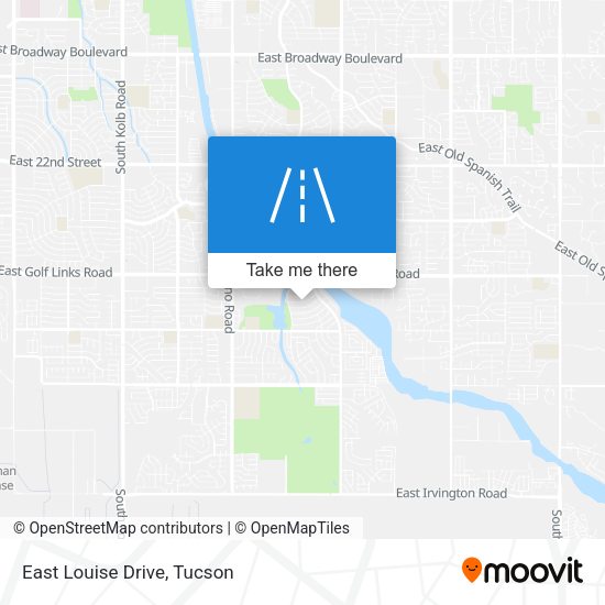 Mapa de East Louise Drive