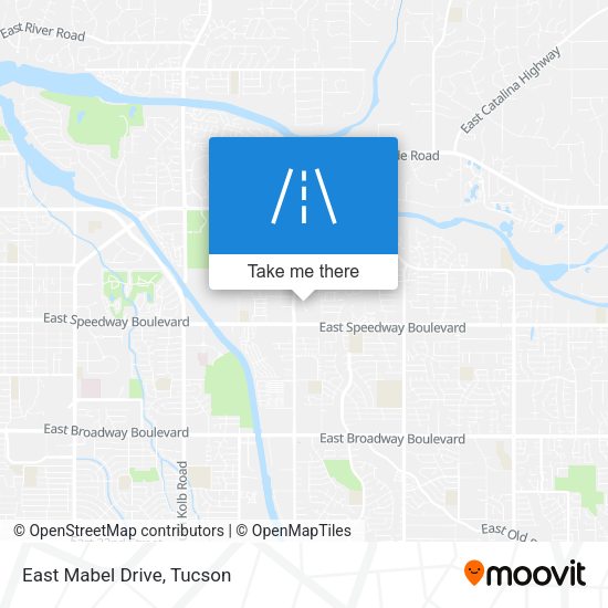 Mapa de East Mabel Drive