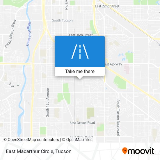 Mapa de East Macarthur Circle