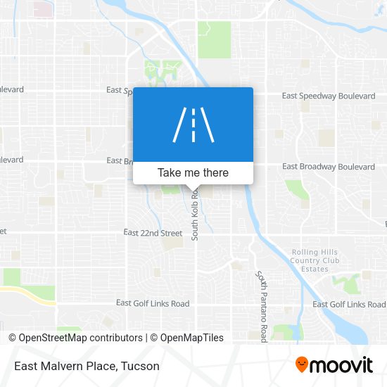 East Malvern Place map